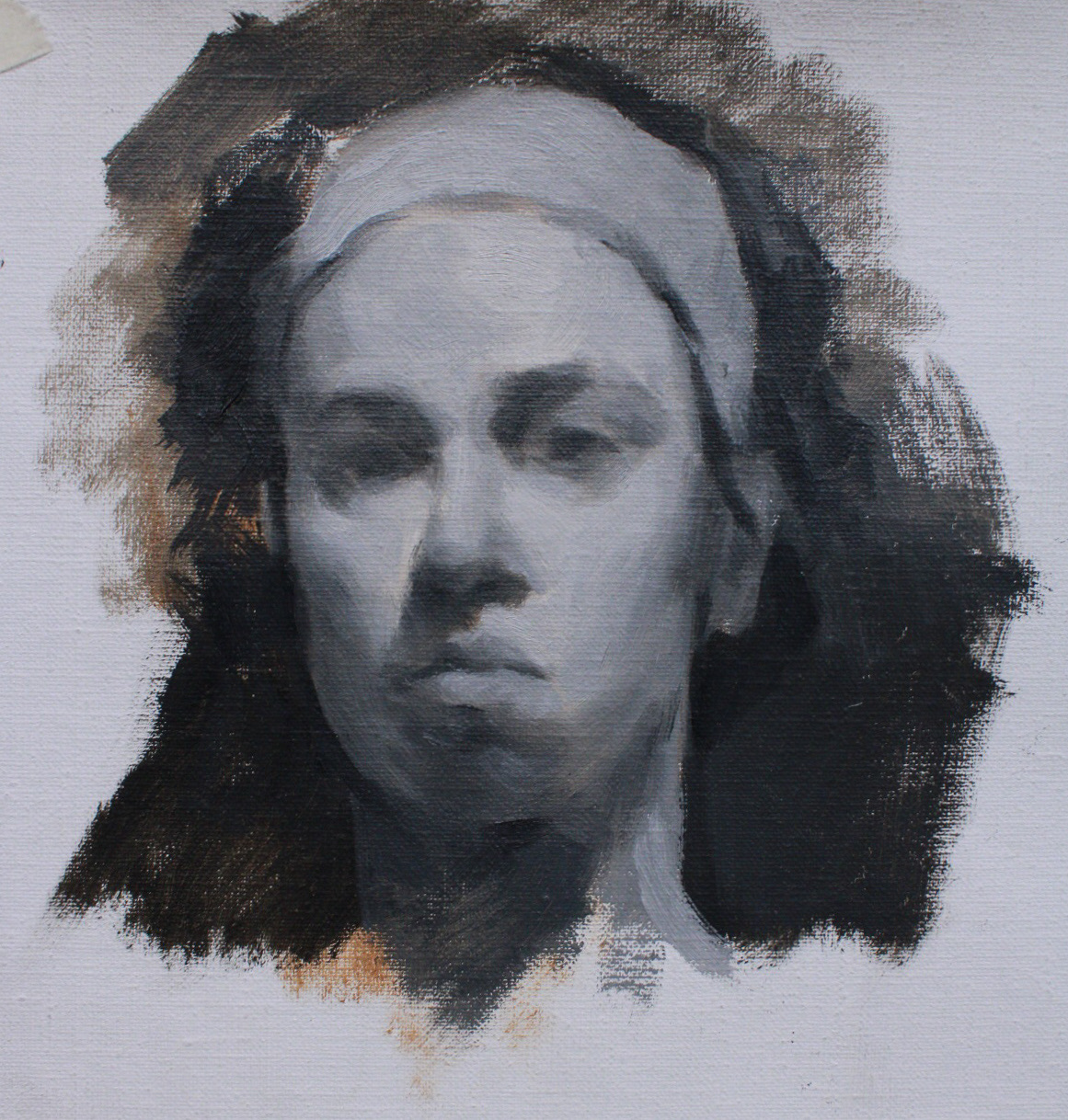 Grisaille Portrait of a Young Lady, obra de Sofía Centurión