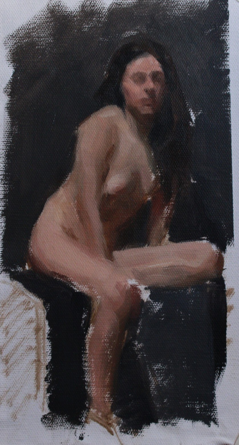 Black Hair Girl, obra de Sofía Centurión