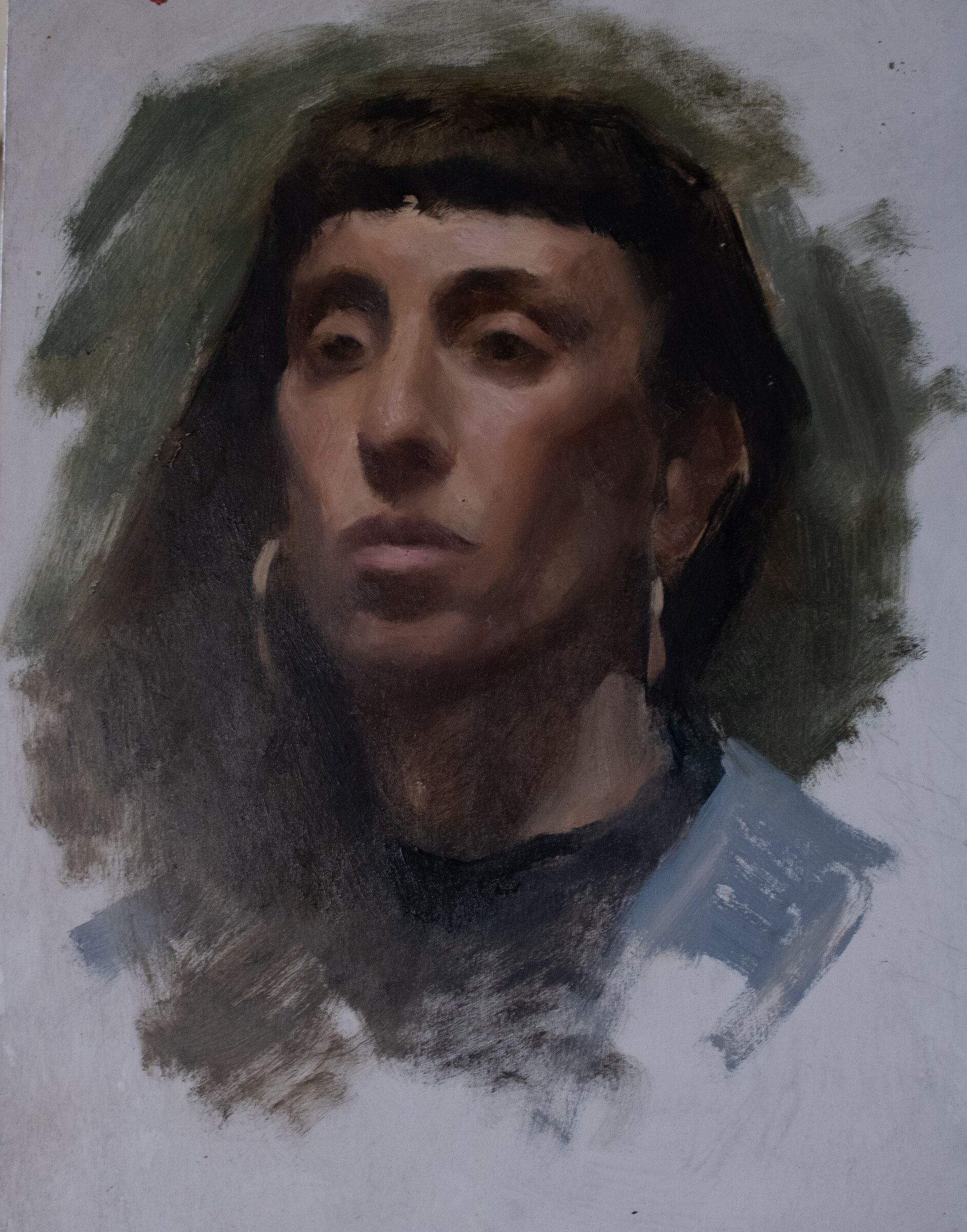 Retrato de mujer, obra de Sofía Centurión