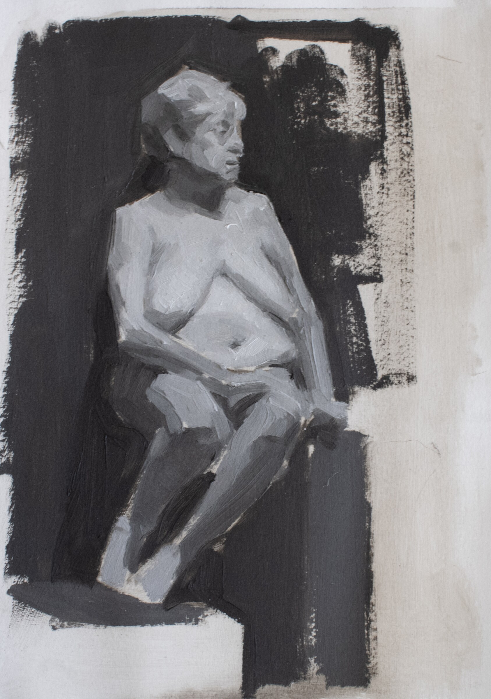 Ana grisalla, obra de Sofía Centurión